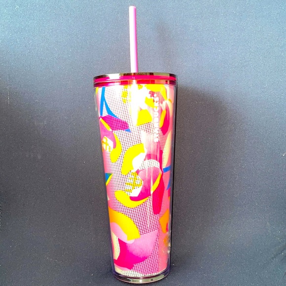 Starbucks Other - 2023 Starbucks Tumbler 24oz Venti Pink Flowers Peony
